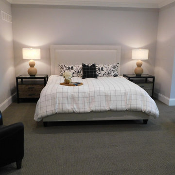 MODERN FARMHOUSE; master bedroom