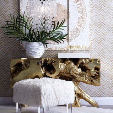 Elegant + Organic Entryway