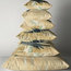 "Blackbird in Snow" Japanese Print Cushion, 50x50 cm