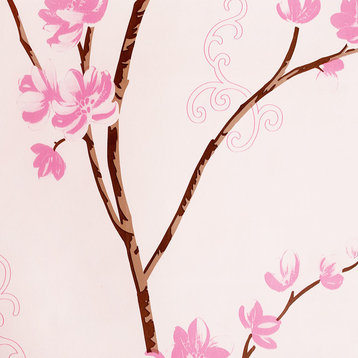 Pink Magnolia - Self-Adhesive Wallpaper Home Decor(Roll)