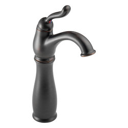 Delta Leland&reg; Single Handle Centerset Lavatory Faucet with Riser - Less Pop-Up - Bathroom Sink Faucets