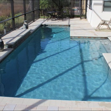 Swimming Pool With Waterfall