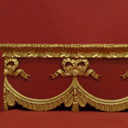 Ornate Window Cornice Box - Curtain Rods