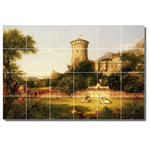 Picture-Tiles.com - Thomas Cole Historical Painting Ceramic Tile Mural #171, 72"x48" - Mural Title: The Past