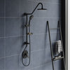 Kauai III ShowerSpa Shower System, Matte Black