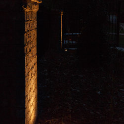 Atlanta, GA House Lighting Project Well Light - Inground And Well Lights