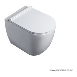 Catalano Sfera 52 Floor Mount Toilet With Slim Soft Close Seat by Plumbline NZ - Toilets