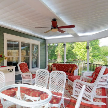 Falls Church Pergola with Equinox Adjustable Louvers & Screened Walls
