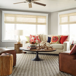 Woven Wood Shades - Window Treatments