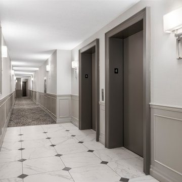 INTERIOR DESIGN OF CONDOMINIUM CORRIDOR 75 YORK MILLS