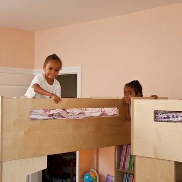 Long Island City; Two sister share a spacious room