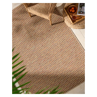 Crete Machine Woven Rug, Ivory, 5' x 7', 7'6