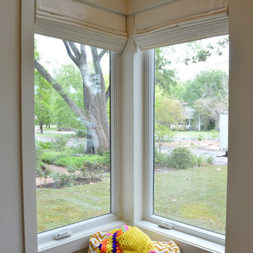 Roman Shades in an Austin Home