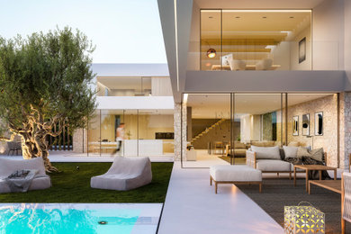 Imagen de diseño residencial minimalista grande
