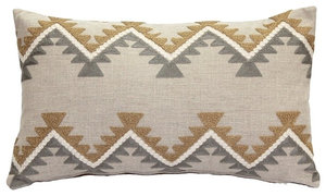 Pillow Decor, Tulum Ranch Embroidered Throw Pillow 12x20