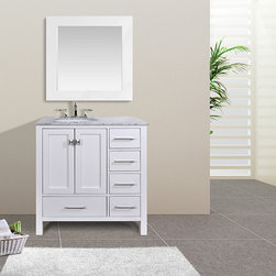 White Bathroom Vanities - Bathroom Vanities And Sink Consoles
