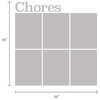 Chores Chart Chalkboard Wall Decal