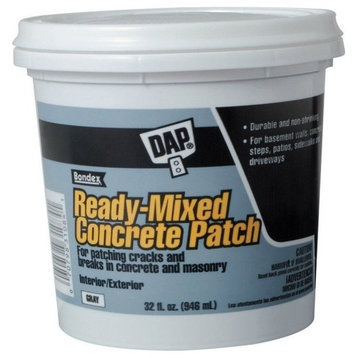 Dap 31084 Ready Mixed Concrete/Mortar Patch, 1 Qt., Gray
