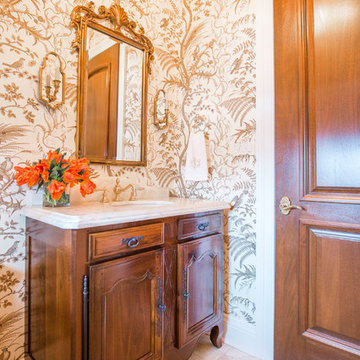 Country French Powder Room
