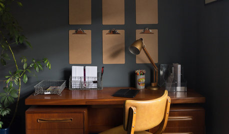 Colour: How to Team Natural Wood with Rich, Dark Grey
