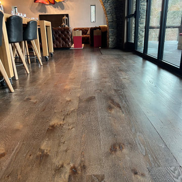 VIP tasting room.. Bourbon room.. ceiling board, floors and more. Bourbon blend!