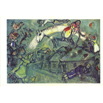 Marc Chagall, Dlm No. 182 Pages 12,13, 1969, Artwork