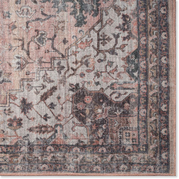 Home Dynamix Area Rugs: Callaghan 189-934 Multi Rust Traditional Bohemian Style