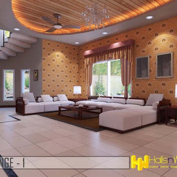 House Interior Design in Multan by Halls n Walls