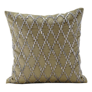 ComfyDown Set of Two, 95% Feather 5% Down, 18 x 18 Square Decorative Pillow Insert, Sham