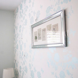 Pretty Flower Wallpaper, Bedroom Feature Wall - Wallpaper