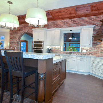 Traditional Two Tone Kitchen in Windham NH