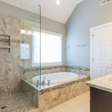 Abbington Subdivision, Apex, NC ~ 3 Bathroom Remodels