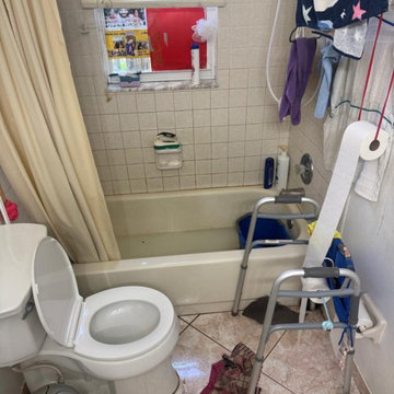 Accessible Tub-to-Shower Conversion