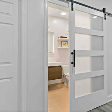 Pristine McLean Kitchen & Basement Remodel Offers Functionality for Large Family