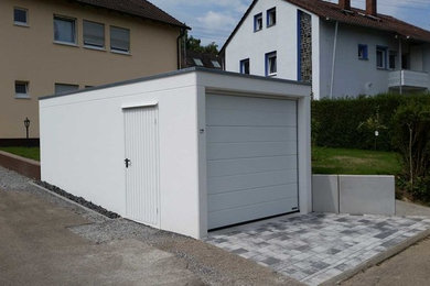 Freistehende, Mittelgroße Moderne Garage in Stuttgart