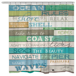 Beach Style Shower Curtains by Laural Home