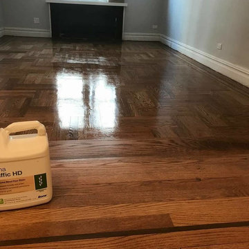 Sand Refinish Stain w/Duraseal & Bona Traffic HD