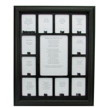 School Years Picture Frame Black Frame and Black Insert