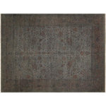 Bareens Designer Rugs - Overdyed Bridgett Gray/Charcoal Area Rug, 9'0"x11'6" - Masterfully hand-knotted by skilled artists, this over dyed hand knotted rug highlights careful attention to detail and color to create a remarkable chromatic composition. Each rug is hand knotted using centuries old techniques and mellowed down by the natural energy of the sun. While retaining the original design each rug is given a unique artistic composition by over dying and washing each rug in remarkable color palette to produce a bolder, brighter, modern and saturated look. The modern inspired look with rich, luscious detailing, vibrant feel and a show-stopping palette with saturated colors provides an unexpected decor twist. The historic and timeless appearance of this collection offers an exquisite quality of one-of-a-kind artistic rugs.
