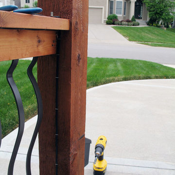 How to install Deck lighting using low voltage lighted post caps.