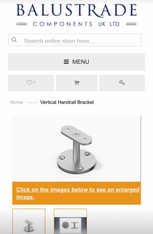 Handrail in bathroom