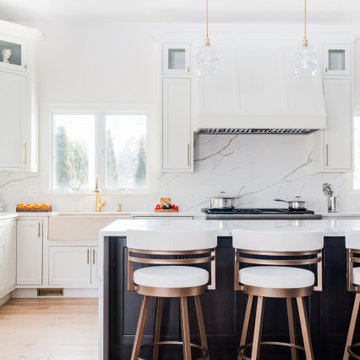 Modern White Open Kitchen