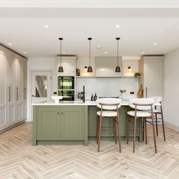 Minimalist Luxury In-Frame Square Frame Shaker Kitchen