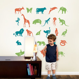 Wall Decals - Alphabet Animals - Wall Decals