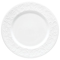 Lenox Porcelain Opal Innocence Carved 11.25 Inch Dinner Plate