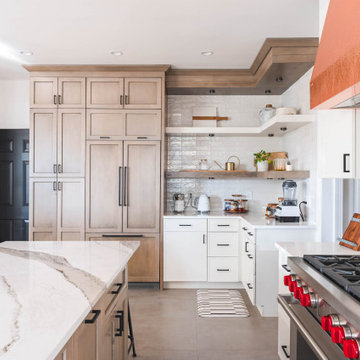 Graywood and Copper Kitchen