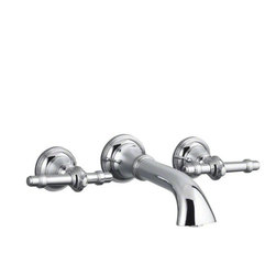 Kallista Chrome Inigo by Michael S Smith Wall-Mounted Basin Set - Bathroom Faucets And Showerheads