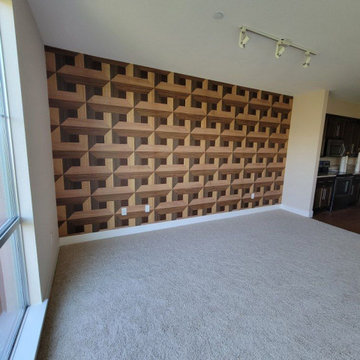 Wallpaper installation Living Room in Tempe