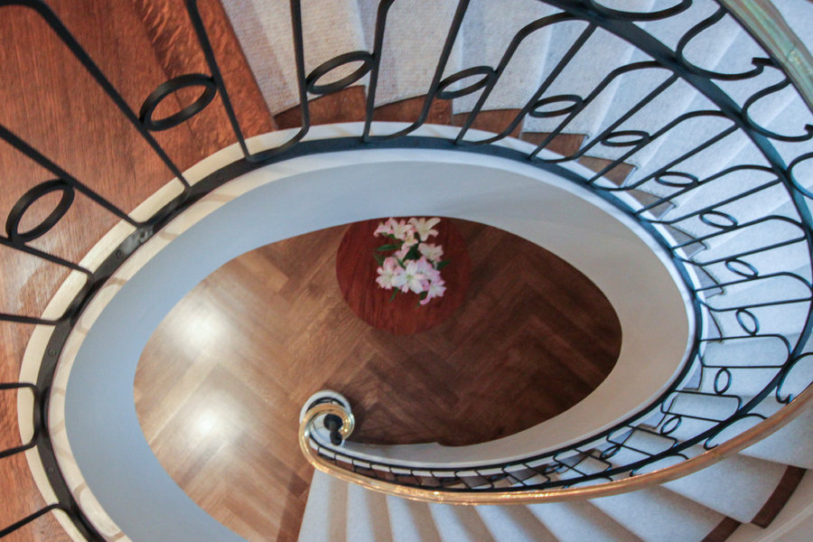Sculptural/Elliptical Staircase Near Foreign Embassies in Wash. DC, 20008