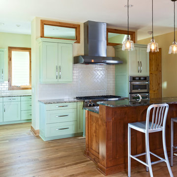 Prairie Style Contemporary Kitchen